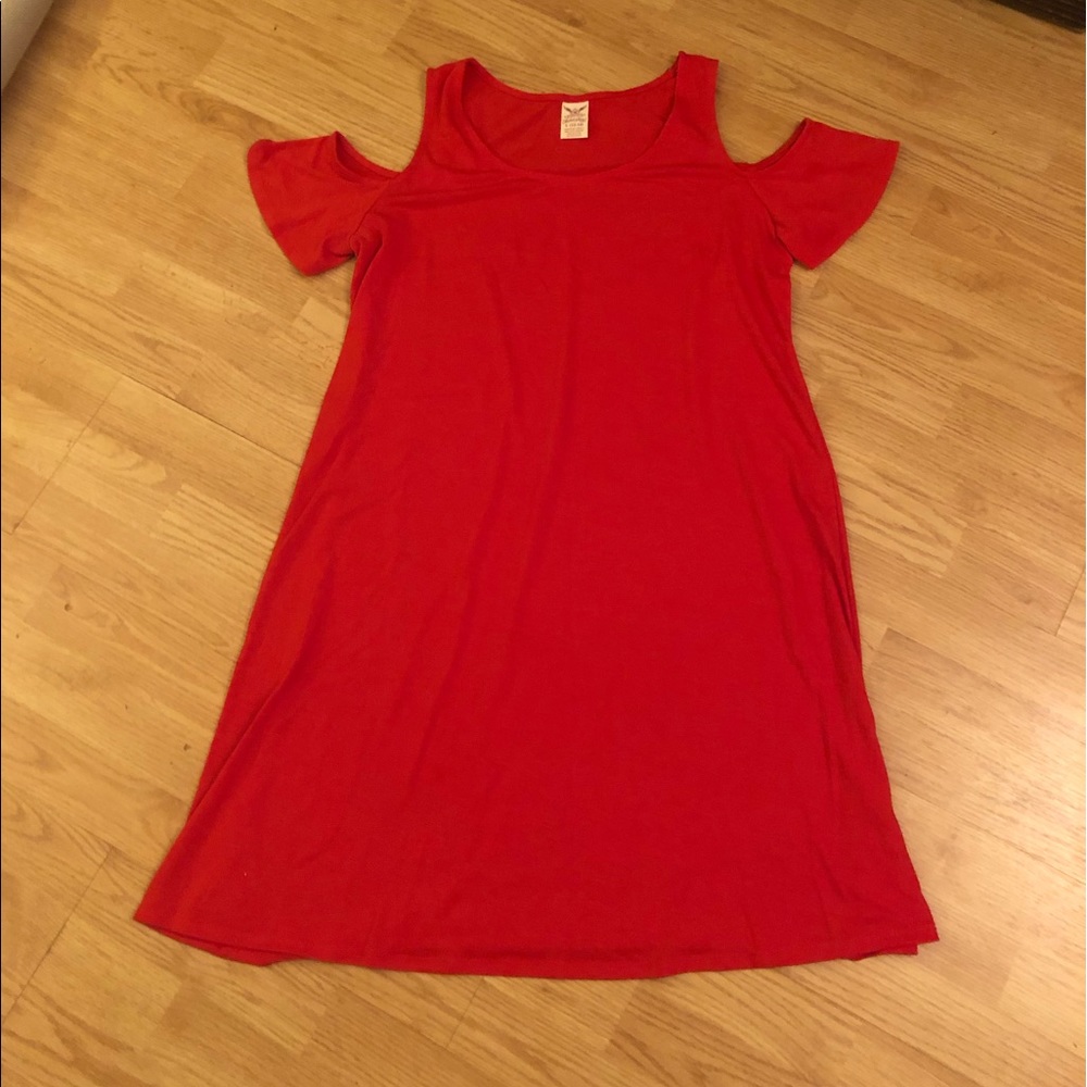 Cold shoulder dress